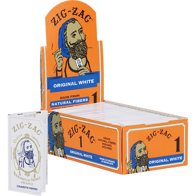 Zig Zag White Rolling Papers | Display