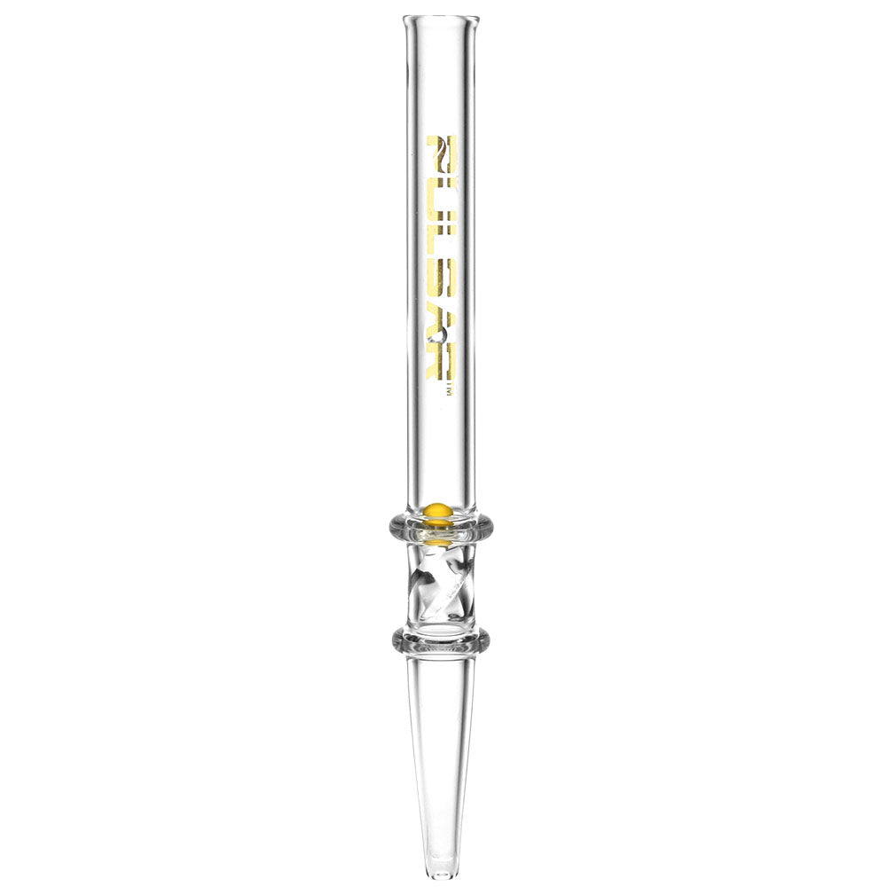 Pulsar Dab Straw w/ Spin Pearl | Yellow